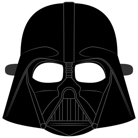 Darth Vader Face Mask Printable